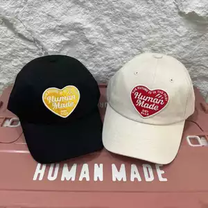 Mũ bóng chày vành cong họa tiết trái tim lấy cảm hứng từ Unisex H * m