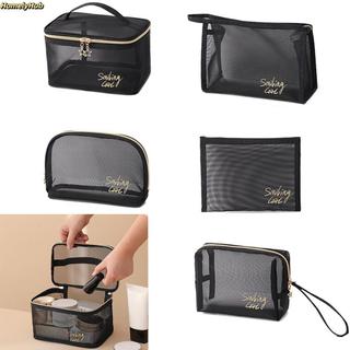HOMELYHUB 1 / 5 Túi Trang Điểm Dung Tích Lớn Lưu Trữ Du Lịch Trong Suốt