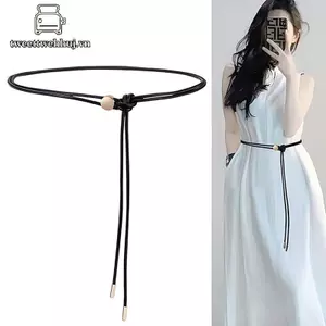 Dây thắt lưng tweed dành cho nữ - Cảm giác cao cấp, thoáng mát mùa hè, đa chức năng