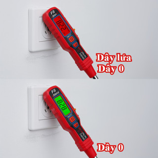 Bút kiểm tra điện áp NCV Màn hình kỹ thuật số Phát hiện AC Tua vít hai đầu Dụng cụ điện gia đình