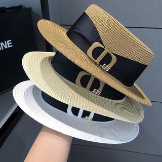 Mũ Nữ Flat Top Hat Chống Nắng Cho Đi Biển và Kỳ Nghỉ