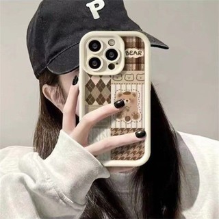 Dành Cho IPhone17 16 15 14 13 12 11ProMax XSMax 7Plus Splice vân Cub trường hợp điện thoại chống rơi