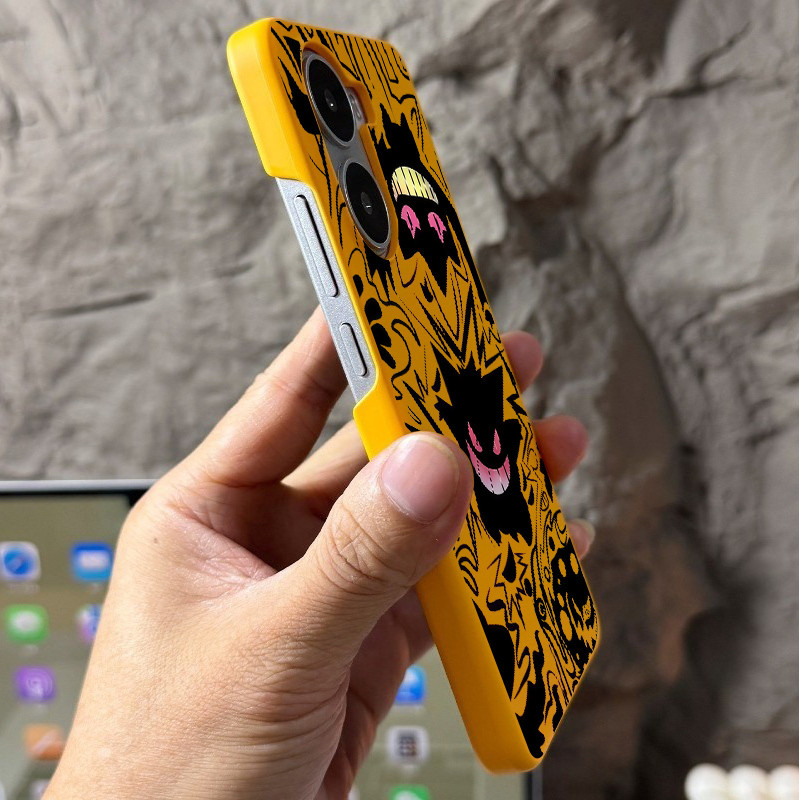 Ốp Điện Thoại Cứng Micro Frosted Gengar Cho Redmi Turbo 5 Max Turbo 4 Pro POCO X8 Pro X7 X6 F8 F7 M8 Xiaomi 15T 14T 13T / Vỏ Redmi Chống Sốc / Vỏ POCO / Vỏ Xiaomi