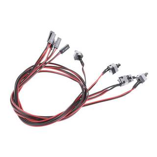 Cáp chuyển đổi nút nguồn VRZ 10pcs50cm cho công tắc PC Đặt lại nút nhấn máy tính HOT
