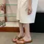 TT Khóa Kim Loại Flip-Flops Nữ 2026 Phong Cách Mới Mùa Hè Giày Sandal Đế Lật Giày Lật