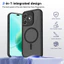 Ốp lưng Honor X5C Plus Vỏ thu hút từ tính màu đen mờ cho ốp điện thoại Honor X5C