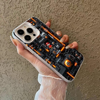 Ốp Điện Thoại Cơ Khí Tương Thích Cao Cấp iPhone 7Plus 16Pro Chống Mài Mòn 14Plus 13Pro 15ProMax 12ProMax Hợp Thời Trang 11 XSMAX 17PROMAX Vỏ Bảo Vệ Chống Sốc Chống Sốc