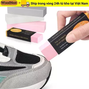 Tẩy làm sạch WOODNEST, Làm sạch khô Không giặt giày Cleaner, Cao su đa chức năng Khử nhiễm giày Chăm sóc da lộn