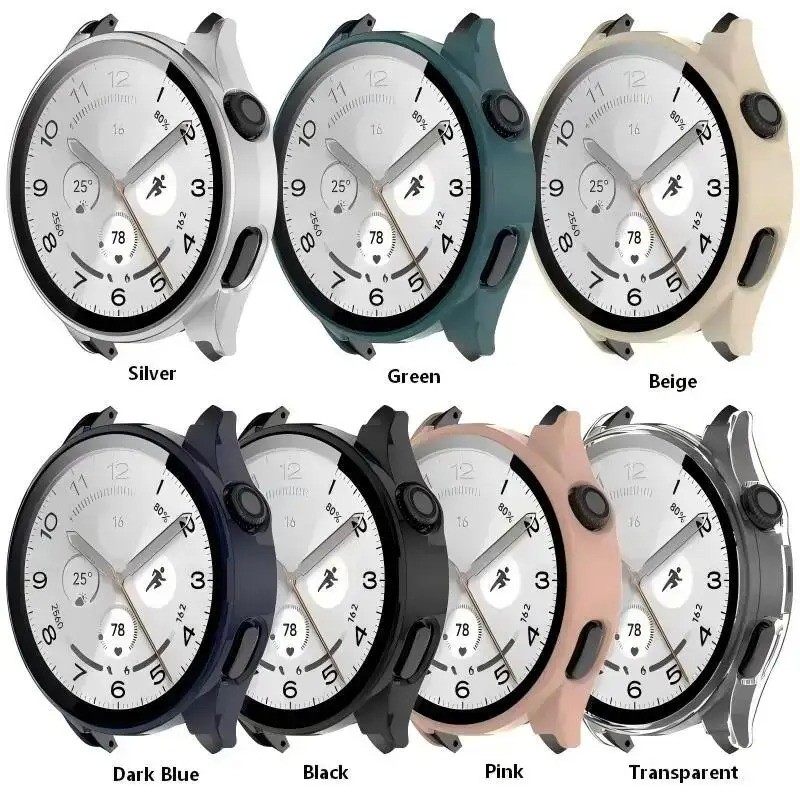 Ốp Bảo Vệ Có Màn Hình Kính Cường Lực Bảo Vệ 2 Trong 1 Cho xiaomi watch S5 Ốp Lưng Cho Mi S5 watchS5​ Phụ kiện vỏ đồng hồ