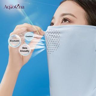 AqToCna Chống Tia UV Ngoài Trời Ne Bọc Bao Thể Thao Chống Nắng Yếm Băng Lụa Mặt nạ Che Mặt Ne Quấn Che Mặt Khăn AqToCna