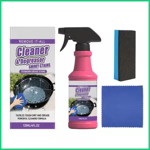 Chất tẩy nhờn Chất tẩy nhờn đa năng Loại bỏ mỡ mạnh mẽ 120ml Chất tẩy rửa tủ bếp cho Grates jiwvn