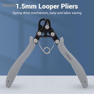 Yohooo Yohooo Một Bước Looper 1.5 Mm Kìm Dụng Cụ Trang Sức Làm 18-26G Thủ Công Dây Vàng Bạc Đồng sắt Cuộn Dây Màu Xám Tay Cầm