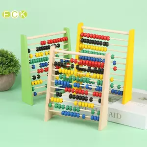 Đồ chơi giáo dục bàn tính bằng gỗ toán học dành cho trẻ 3-6 tuổi Huấn luyện phối hợp tay-mắt Nice
