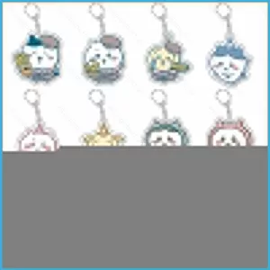 SQ11 Chiikawa Acrylic Móc Khóa Usagi Mặt Dây Chuyền Hoạt Hình Dễ Thương Túi Phụ Kiện Anime Ngoại Vi