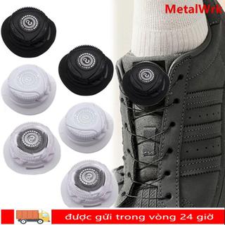METALWRK 1 Cặp Dây Giày Khóa Xoay Tự Động, Không Buộc, Cho Sneaker Chạy Bộ Trẻ Em & Người Lớn