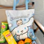 Hoạt Hình Hoạt Hình Sẵn Có Túi Vải Di Động Sanrio Kuromi Quế Chó Dễ Thương Cram Trường Túi Vải Mùa Hè AF5P