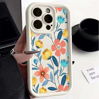 Ốp Cho Iphone 17 16 Pro Max 15 14 13 12 11 Pro Max 16E 17 Air 14 Plus Vỏ Điện Thoại Thời Trang Hoa Nhiều Màu Sắc Chống Sốc Họa Tiết Silicon Mềm Mại Dễ Thương Nhiều Bước TPU Matte