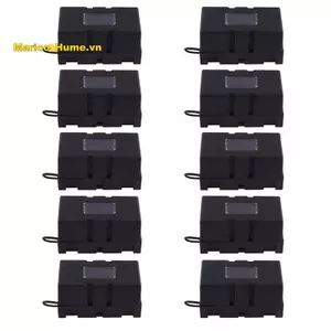 10 Chiếc ANS-8 Tấm An Toàn Đế Ô Tô Ô Tô Hộp Cầu Chì Màu Đen