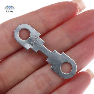 ELBBKG 10 Cái 30A-150A 32VDC Ô Tô Ô Tô Tấm Kẽm Phẳng Tấm Cầu Chì Nhỏ Cho Xe Cầu Chì Lỗ Tròn Lắp Cầu Chì Phụ Kiện Ô Tô Mới