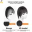 < YEI > Bện Nổ Tổng Hợp Nổ Tóc Nối Dài Giả Viền Tóc Tự Nhiên Kẹp Tóc Trên Tóc Nữ Vô Hình Tự Nhiên Mới