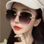 Kính Mát Gọng Vuông Không Viền Thời Trang,Phong Cách,Thanh Lịch Dành Cho Nữ ALE3