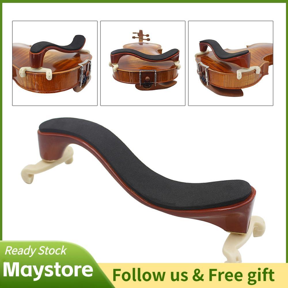 Maystoree Bộ phận tựa vai đàn violon Phụ kiện gỗ có đệm mềm cho kích thước 4/4 3/4