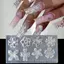 HFSHY 2 Chiếc 3d Hoa Khuôn Làm Móng Tay Silicon Lily Năm Cánh Hoa Móng Tay Trong Suốt Khuôn Tự Làm Móng Tay Nghệ Thuật Trang Trí Dụng Cụ Thiết Kế Làm Móng Tay VN