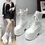 Cos Tăng Chiều Cao Giày 13cm Trắng Dày Đế Nhỏ Kích Thước Lớn Mùa Hè Truyện Tranh Triển Lãm Nền Tảng Giày Tăng Chiều Cao Giày Bốt Martin