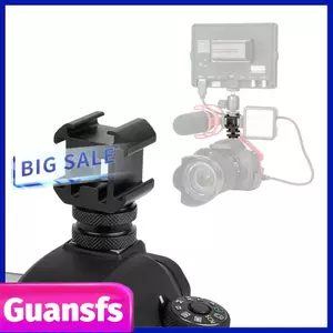 Guansfs Guansfs Camera Hot Shoe Giá Đỡ Ba Đế Mount Adapter Mở Rộng Cho Micro Màn Hình Đèn LED Video