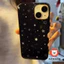 Ốp Lưng IPhone 13 15 11 17 16 12 14 ProMax 7 8Plus XR X XS Max Vỏ Hoa Văn Nghệ Thuật Hình Ngôi Sao Bóng Mượt