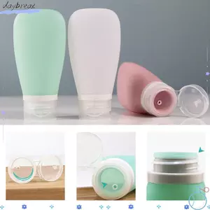 Chai vệ sinh du lịch DAYBREAK, Hộp đựng mỹ phẩm bằng silicon chống rò rỉ, Hộp đựng dầu gội di động có thể đổ lại Chai dưỡng da 30 / 60 / 90ml tại nhà