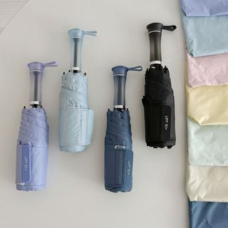 Tay cầm có thể thu vào 7cm Ô lớn Leo núi chống nắng mưa hoặc mưa Chống tia cực tím upf50 + Kem chống nắng nữ Umbr