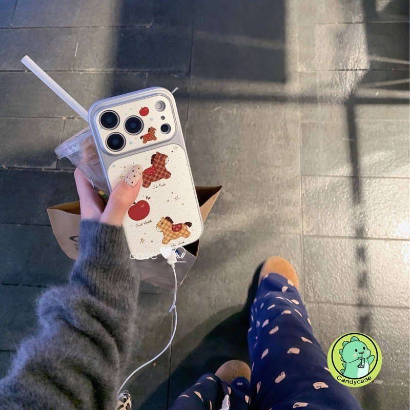 Ốp Điện Thoại Pony Dễ Thương Cho iPhone 17 Pro Max Air 16E 16 15 14 Plus 13 12 11 Pro Max XR XS Max X 8 7 Plus SE3 SE2 2022 Vỏ Da PU Hoạt Hình Dễ Thương Ngựa 3D Vỏ Mềm
