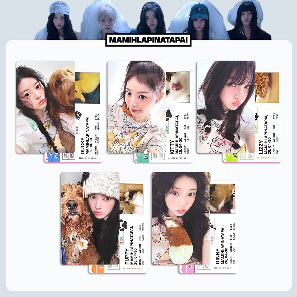Kpop Thần Tượng ILLIT MAMAHLAPINATAPA Album Thẻ Nhỏ Phiên Bản Đặc