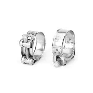 Thép không gỉ 304 / 201 Mạnh Mẽ Loại Họng Vòng Phong Cách Châu Âu Đầu Đơn Vòng Dày Ống Vòng Mở Rộng Ống Kẹp Kẹp