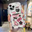 Ốp Lưng Cho Realme C65 C63 C55 C53 C51 C35 C30 C21Y C25 C25S C20 C15 C12 C11 5 5S 5i 6i Note 50 Narzo 20 30A Kem Vồng Cong Cạnh Họa Tiết Gấu Dễ Thương NYK011