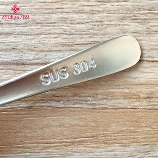 < zhuliye789 > Thìa Gia Vị Inox Phong Cách Hàn Quốc Tròn Thiên Tính Trộn Thìa Cà Phê Trà Món Tráng Miệng Thìa Trộn Bộ Đồ Ăn Đẹp