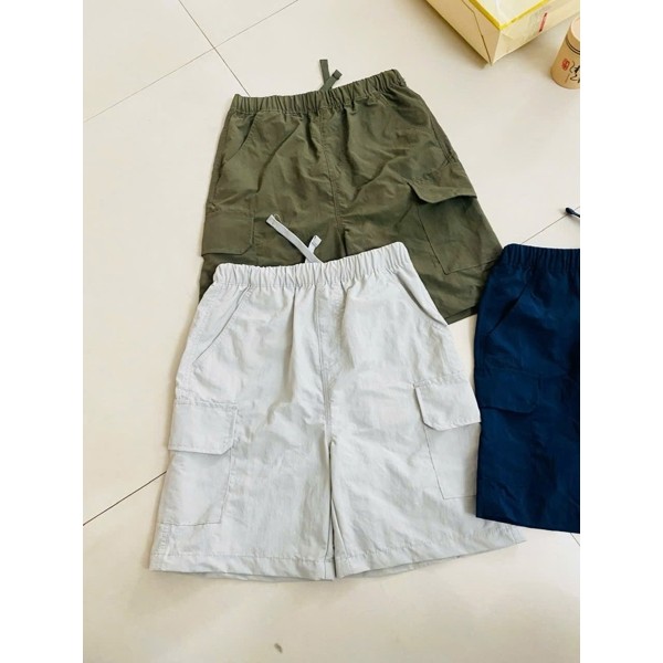 Quần Short Trẻ Em Túi Hộp - Mềm, Mát, Lên Form Cực Chất Bé Mặc Đi Học Đi Chơi Đều Đẹp