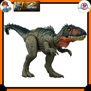Mattel Jurassic World Big Action! Tyrannotitan Child Figure Dinosaur Toy Approximately 34.3 cm Long, Suitable for Ages 4 and Up, Green JCL75