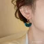 Bông Tai Hình Học Mờ Với Ánh Sáng Sang Trọng, Phong Cách Retro Hồng Kông và Trung Hoa - DJS5