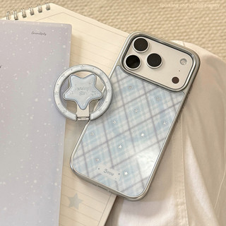 [Sheren] Ốp Điện Thoại Xanh Hàn Quốc Thích Hợp Cho i17 16 15 14 13 12 11 pro max Vỏ Bảo Vệ Chống Sốc
