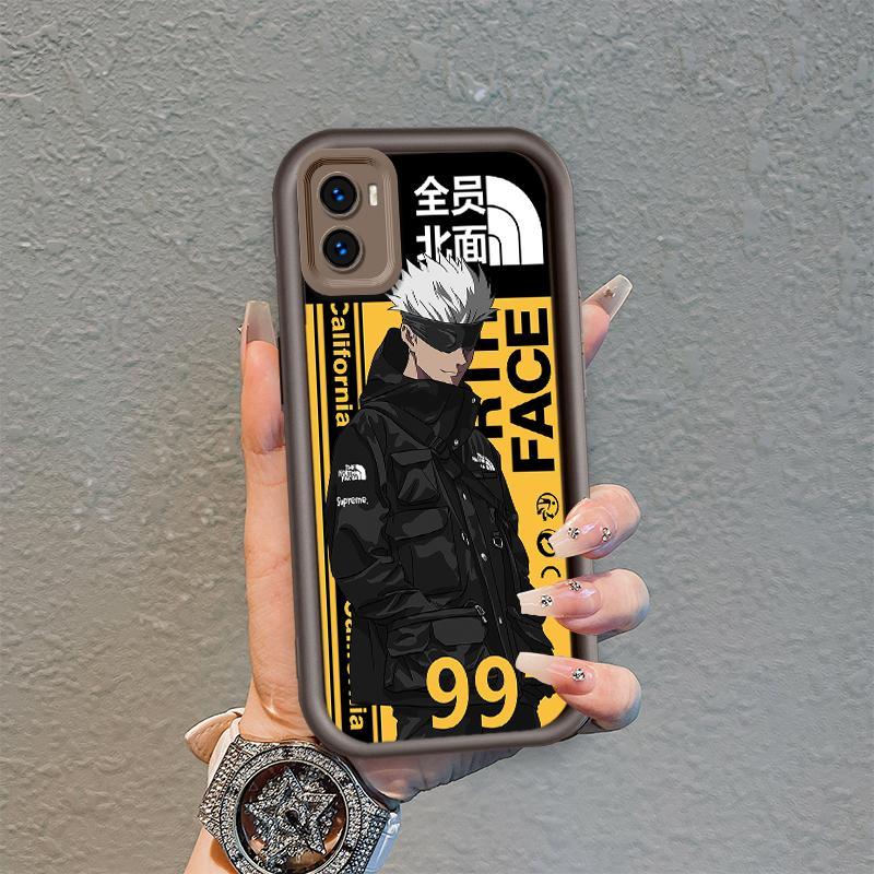 Vỏ Cho VIVO Y15S Y15A Y01 Vỏ Điện Thoại Mềm Cầm Tay Silicon Hoạt Hình TPU Jujutsu Kaisen Anime Mắt Thiên Thần Chống Sốc Ốp Lưng