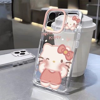 Dành Cho IPhone17 16 15 14 13 12 11ProMax X XR XS Max 7 8 Plus Phim hoạt hình nhút nhát KT Cat trường hợp điện thoại
