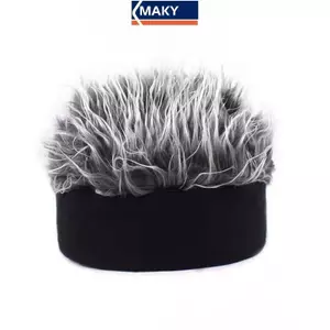 Maky Tóc Giả Nón Spiked Beanies Ngộ Nghĩnh, Thời Trang Đường Phố Cho Nữ