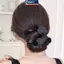 Maky Tóc Bun Móng Vuốt với Dây Tóc Tự Nhiên - Phụ Kiện Tóc Lông Nâu