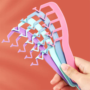【Roshy】massage da đầu Lược răng rộng hình chữ Z chuyên dụng cho nữ chống tĩnh điện tiện dụng tại nhà.