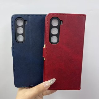 Áp dụng cho Infinix Hot 60 Pro X6885 hot60 Ví da cừu công sở cao cấp có vỏ điện thoại chống rơi và chống sốc