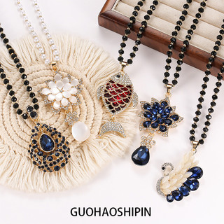 Phiên Bản Hàn Quốc Dây Chuyền Áo Len Thời Trang Pha Lê Dây Chuyền Vòng Cổ Lớp Áo Len Dây Chuyền Trang Sức 26.6.4.23