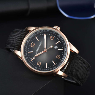 Nam Cổ Điển Dạ Quang Đồng Hồ Thạch Anh Tối Giản Kinh Doanh Analog Đồng Hồ Đeo Tay Nylon Dây Đeo Vải Nam Hàng Ngày Đồng Hồ