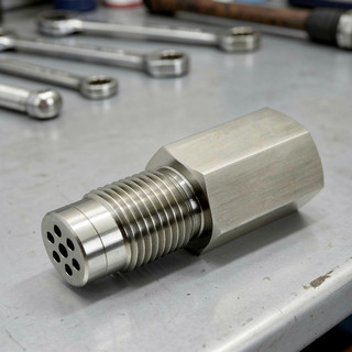 Bộ chuyển đổi cảm biến oxy Thép không gỉ M18x1.5 Sợi lọc Kiểm tra đèn động cơ Sửa ống xả ô tô